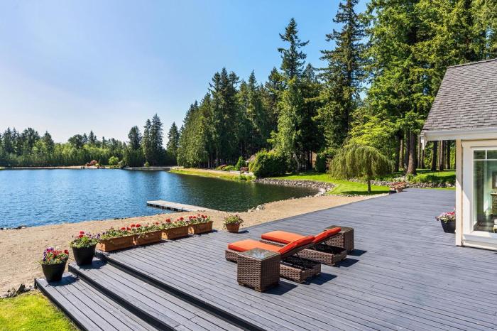 Lake private retreat house homes luxury sale properties